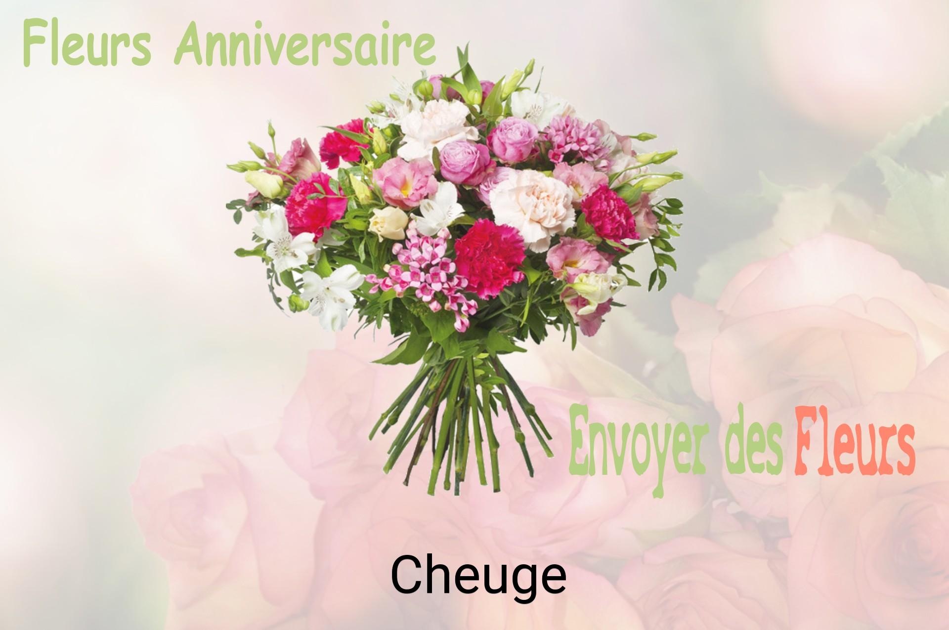 Bouquet de fleurs d’anniversaire livré à Cheuge